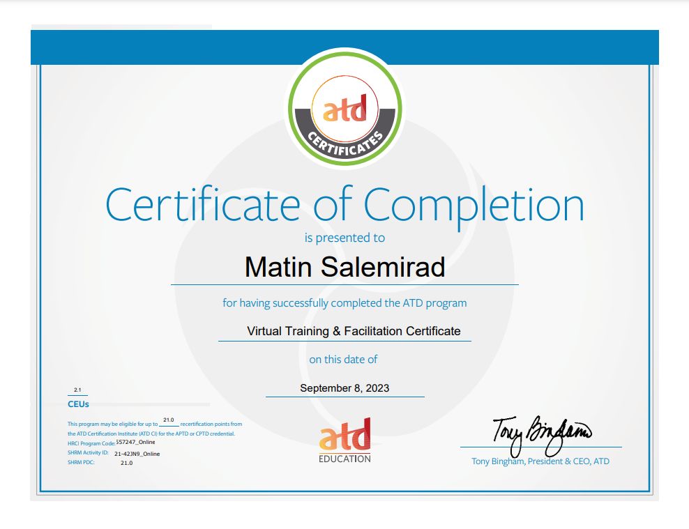 Matin Salemirad on LinkedIn: The Virtual Training and Facilitation Matin Salemirad on LinkedIn: The Virtual Training and Facilitation