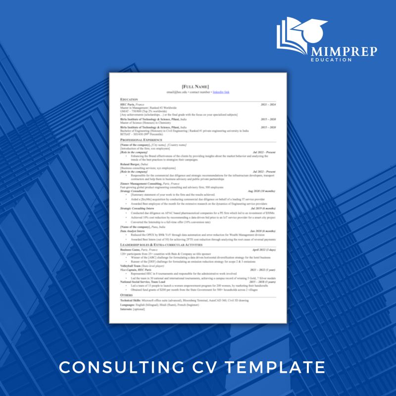 Thomas Dussud on LinkedIn: Today I #39 ll share a consulting CV template Thomas Dussud on LinkedIn: Today I #39 ll share a consulting CV template