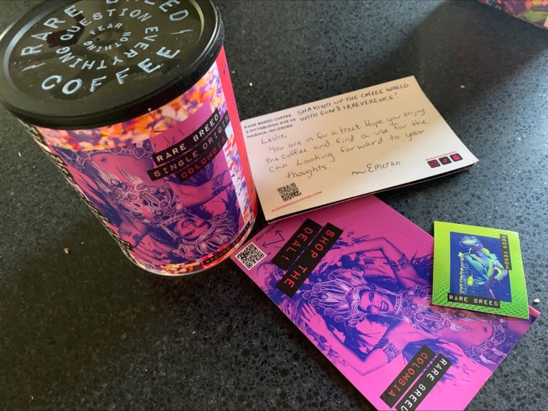 Leslie D. Rose on LinkedIn: Thank you, Rare Breed Coffee, for giving me ...