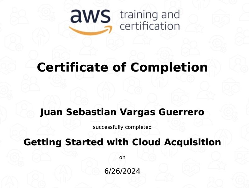 juan sebastian vargas guerrero on LinkedIn: Preparing to renew the AWS juan sebastian vargas guerrero on LinkedIn: Preparing to renew the AWS