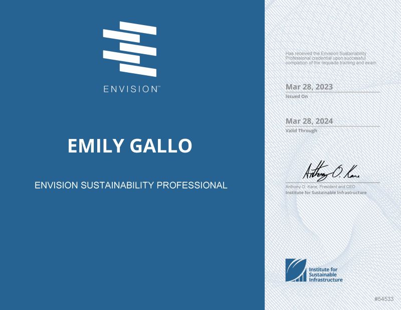 Emily Gallo AICP ENV SP on LinkedIn: I m happy to share that I ve Emily Gallo AICP ENV SP on LinkedIn: I m happy to share that I ve