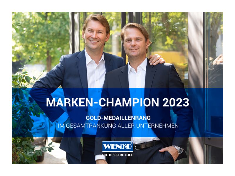 Wenko-Wenselaar GmbH & Co. KG on LinkedIn: Marken-Champion 2023 Wir freuen  uns, dass wir mit dem GOLD-Medaillenrang… | 12 comments