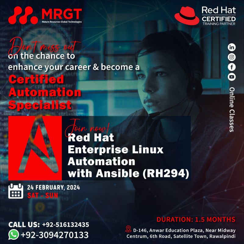 Mature Resources Global Technologies (MRGT) Professional IT Training Mature Resources Global Technologies (MRGT) Professional IT Training