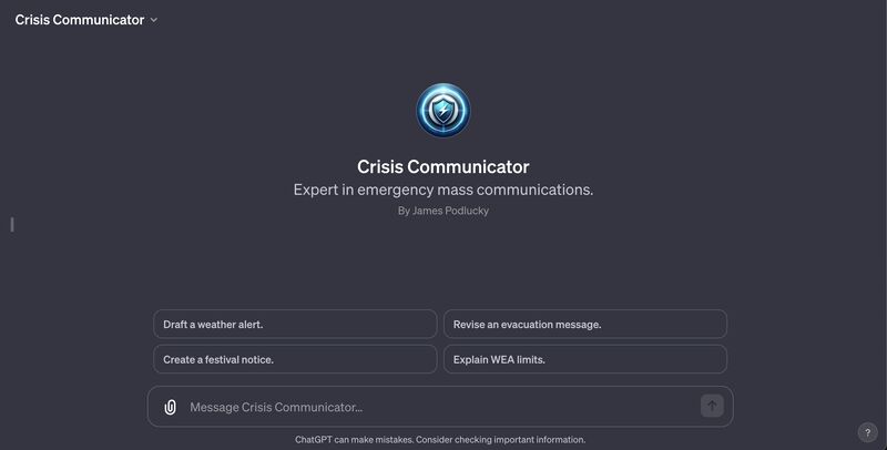 How AI can help emergency management with EM Tech 💬 James Podlucky How AI can help emergency management with EM Tech 💬 James Podlucky