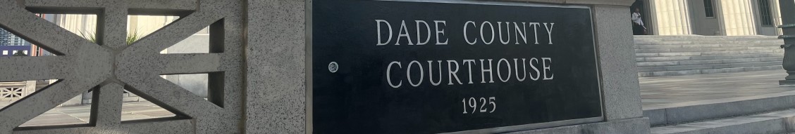 Juan Fernandez Barquin Esq Miami Dade Clerk of the Court and Juan Fernandez Barquin Esq Miami Dade Clerk of the Court and