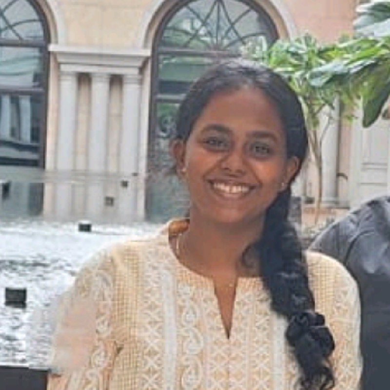 Manonmani D - Masters Student - Indian Institute of Technology