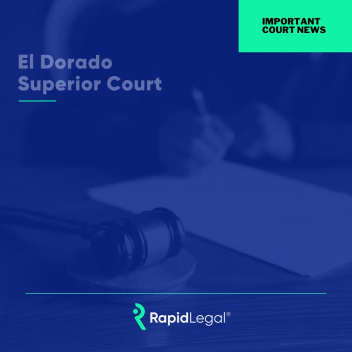 Rapid Legal Inc on LinkedIn: El Dorado County Superior Court has Rapid Legal Inc on LinkedIn: El Dorado County Superior Court has