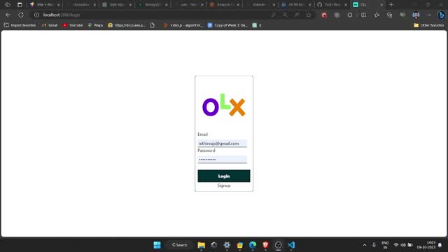 🛒 Launching OLX clone with React, Firebase, and state management 🚀, Nithin Raj posted on the topic