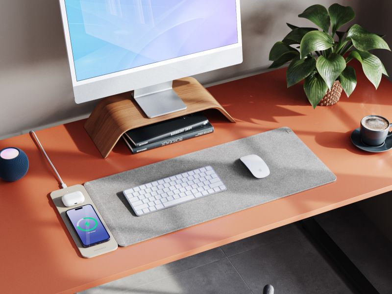Learn about the ALTI Wireless Charging Desk Mat