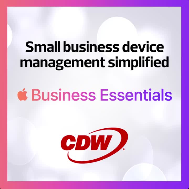 Justin Nacpil on LinkedIn: CDW Announces Apple Business Essentials Offering