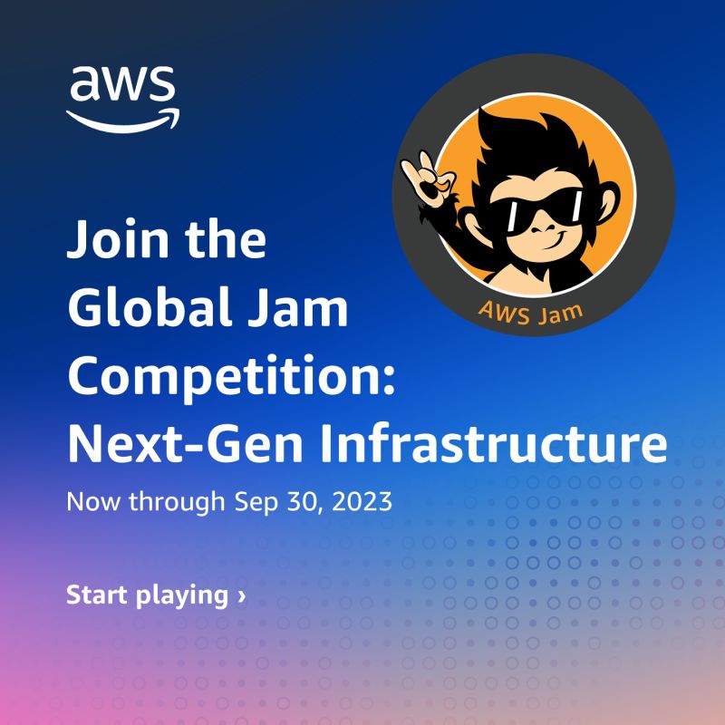 AWS Training & Certification on LinkedIn: Join the Global Jam Competition:  Next-Gen Infrastructure