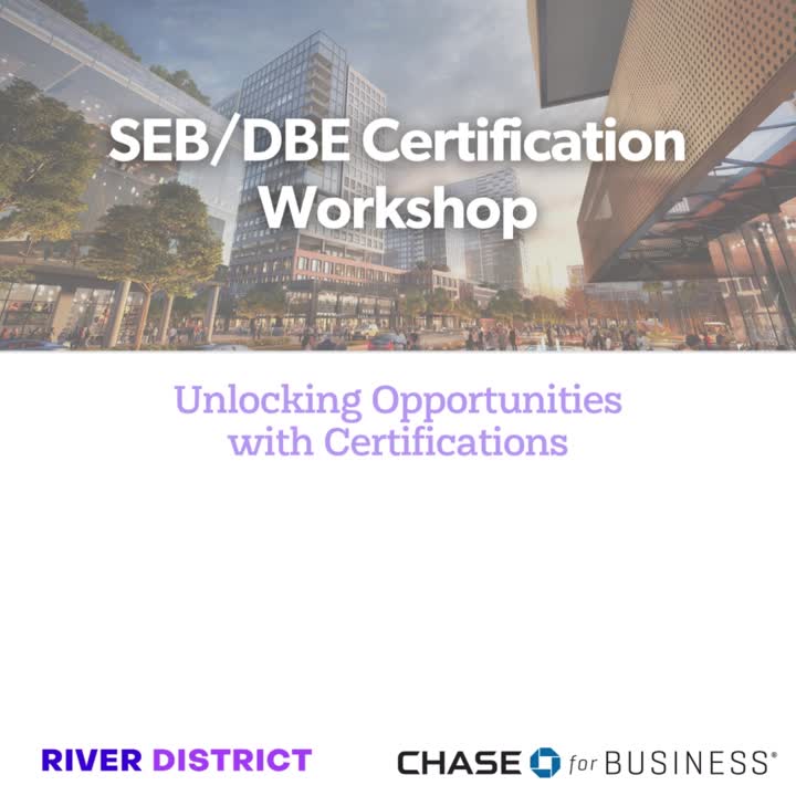 Video River District on LinkedIn: SEB/DBE certification workshop Video River District on LinkedIn: SEB/DBE certification workshop