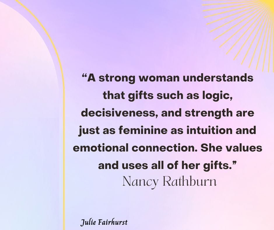Julie Fairhurst on LinkedIn: 💖This quote by Nancy Rathburn offers a ...