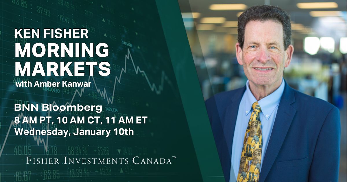Fisher Investments Canada on LinkedIn: TOMORROW: Watch Ken Fisher live ...