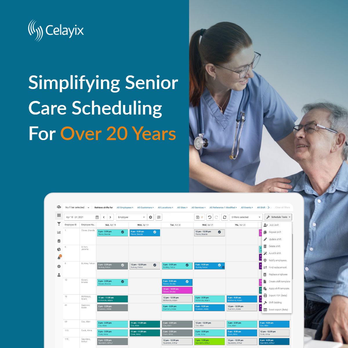 Celayix on LinkedIn: Celayix Caregiver Scheduling Software Get a Celayix on LinkedIn: Celayix Caregiver Scheduling Software Get a