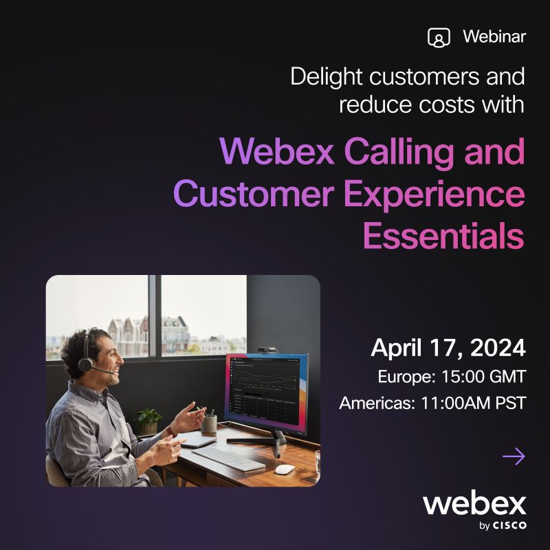 Joseph Adams on LinkedIn: Our all new Webex Customer Experience Joseph Adams on LinkedIn: Our all new Webex Customer Experience