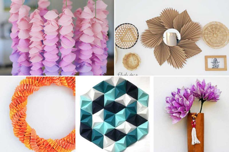 45 Charming Paper Crafts For Home Decor to Brighten Your Space