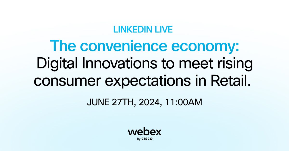 Joseph Adams on LinkedIn: Be sure to join Webex CPaaS Solutions Joseph Adams on LinkedIn: Be sure to join Webex CPaaS Solutions