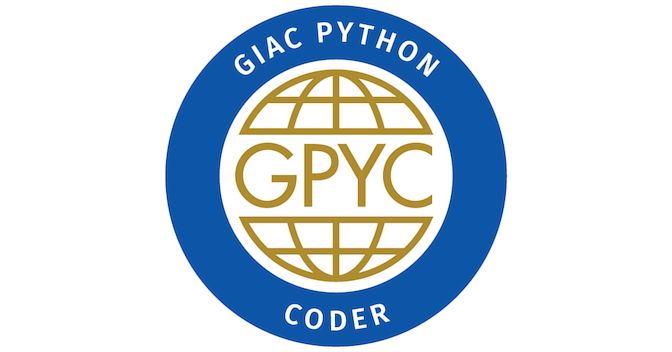 Ahmed Jahaf on LinkedIn: GIAC Python Coder (GPYC) was issued by Global Ahmed Jahaf on LinkedIn: GIAC Python Coder (GPYC) was issued by Global