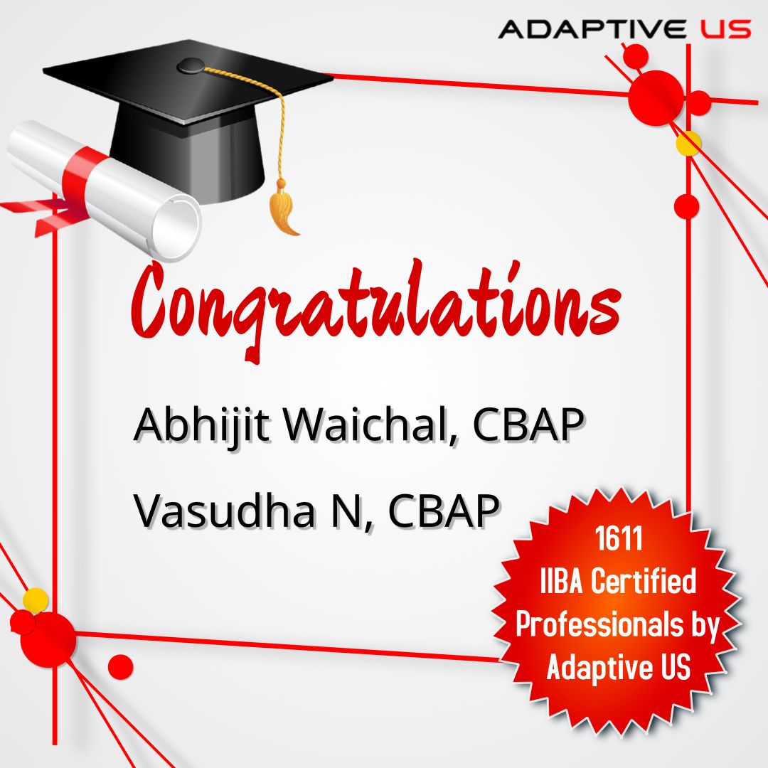 Adaptive US Inc on LinkedIn: #iiba #adaptiveus #cbap #certification # Adaptive US Inc on LinkedIn: #iiba #adaptiveus #cbap #certification #