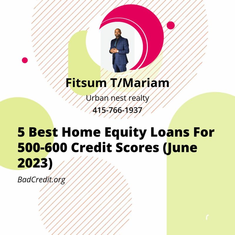 Equity Loans For 500 600 Credit Scores