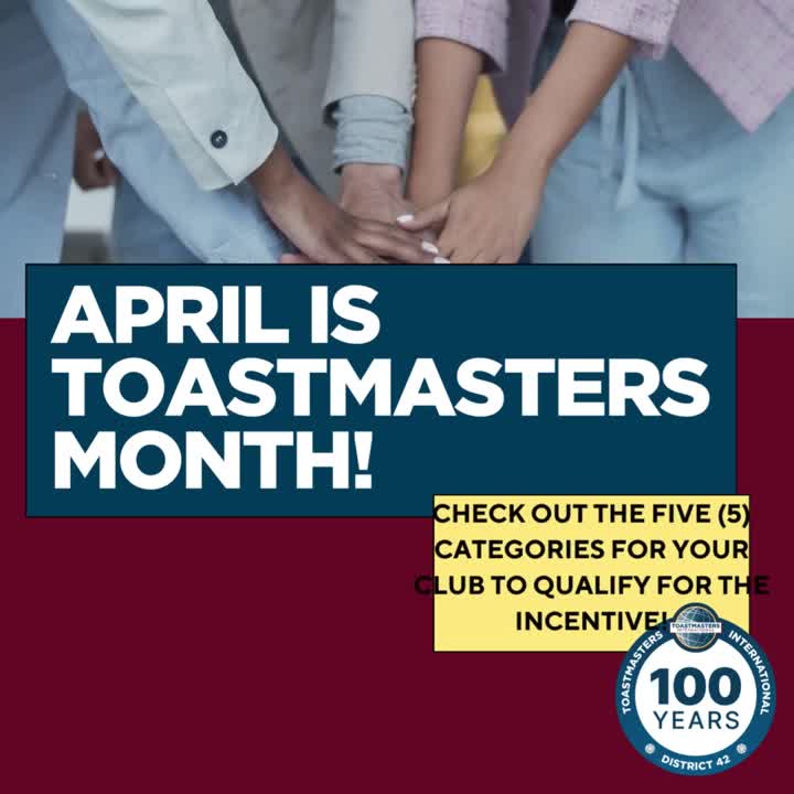 Video Toastmasters District 42 on LinkedIn: District 42 is teaming up Video Toastmasters District 42 on LinkedIn: District 42 is teaming up