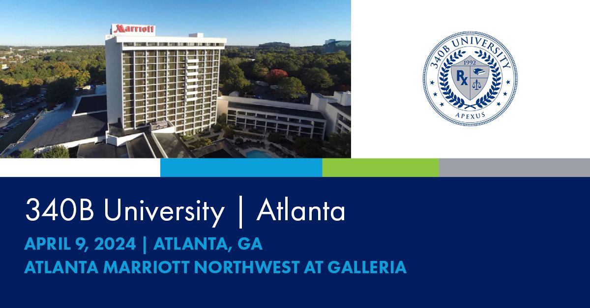 340B Prime Vendor Program on LinkedIn: 340B University Atlanta 340B Prime Vendor Program on LinkedIn: 340B University Atlanta