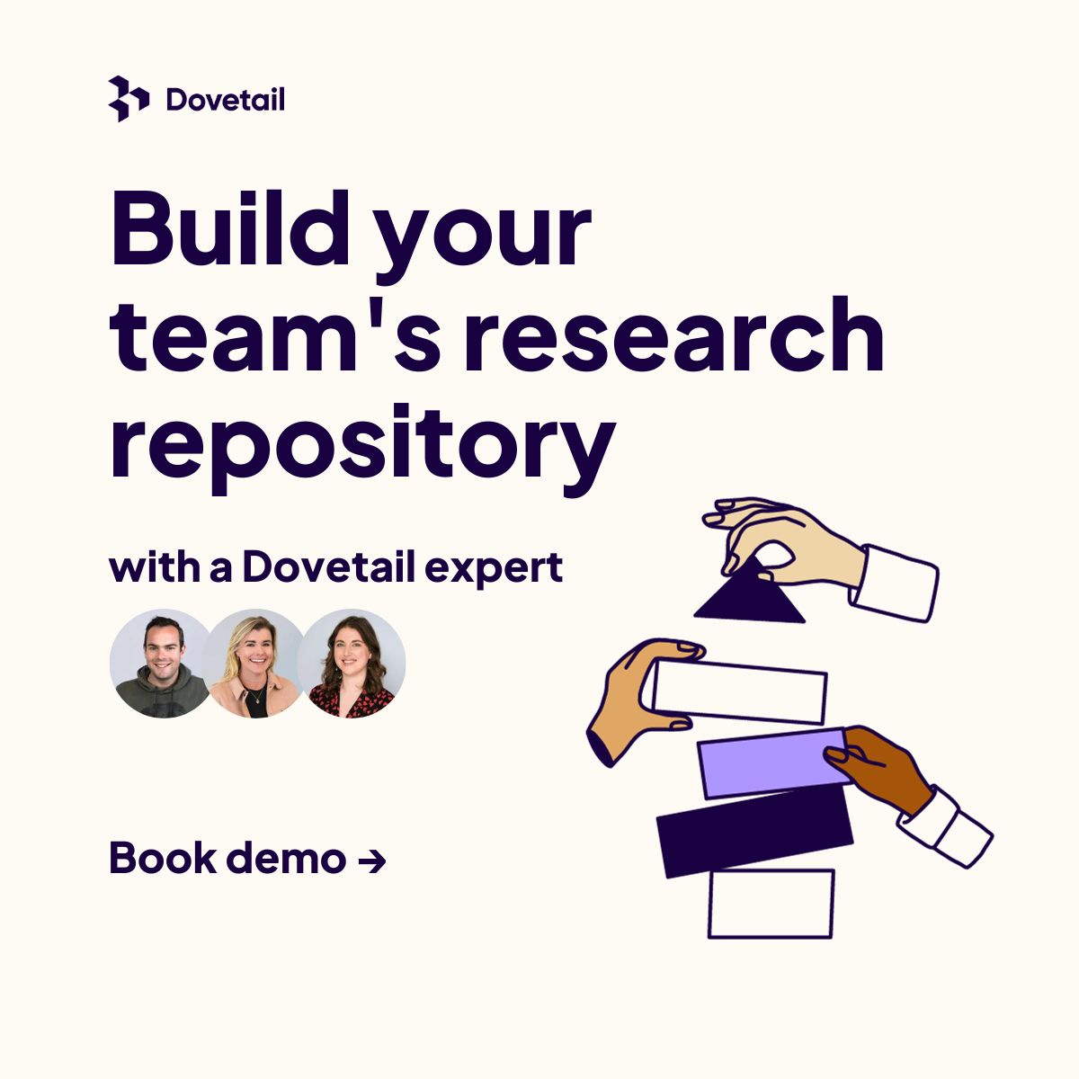 Dovetail on LinkedIn: Contact us — Dovetail