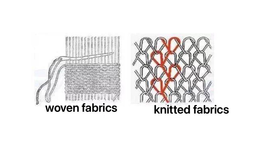 How to distinguish knitted fabric from woven fabric?