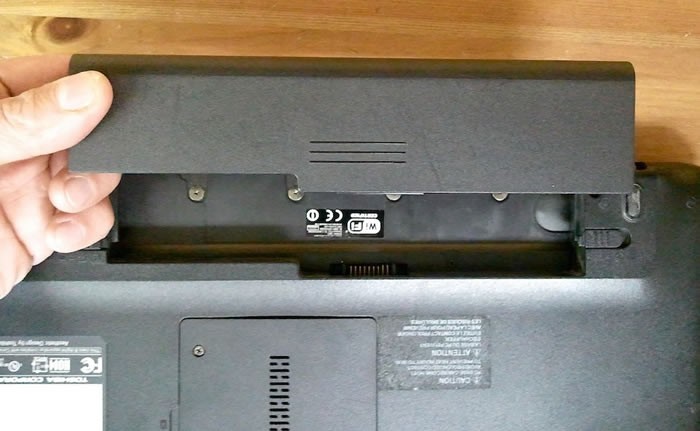 How to Change a Toshiba satellite laptop's CMOS battery?