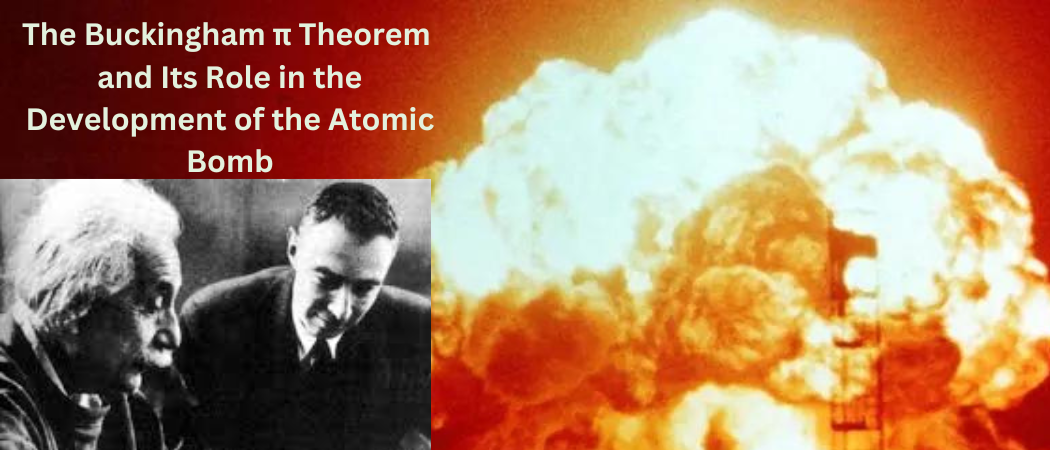 The Buckingham π Theorem and Its Role in the Development of the Atomic Bomb