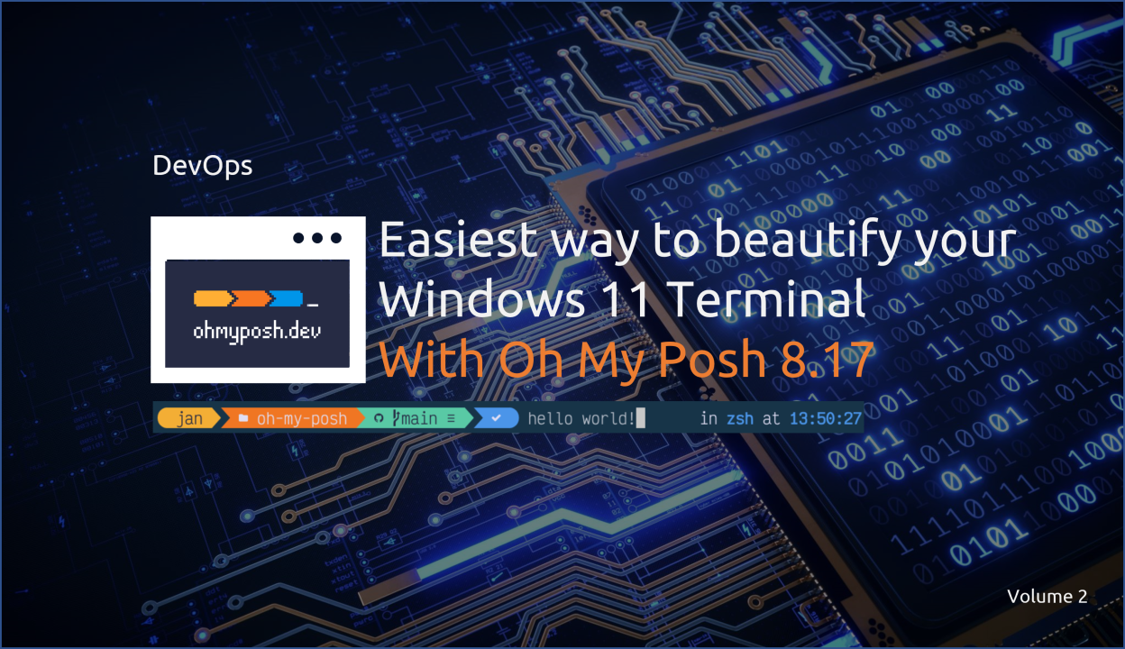 The Easiest Way To Beautify Your Windows 11 Terminal With Oh My Posh 8.17.