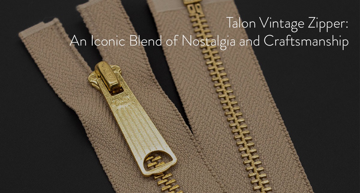 Talon Vintage Zipper: An Iconic Blend of Nostalgia and Craftsmanship