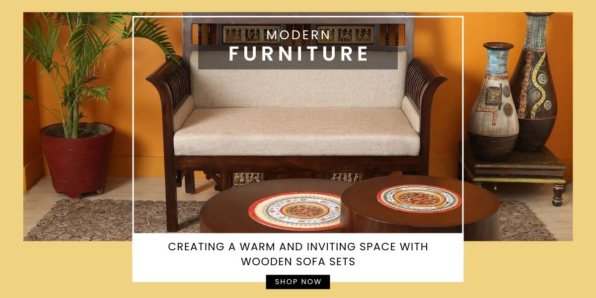 Inviting E With Wooden Sofa Sets