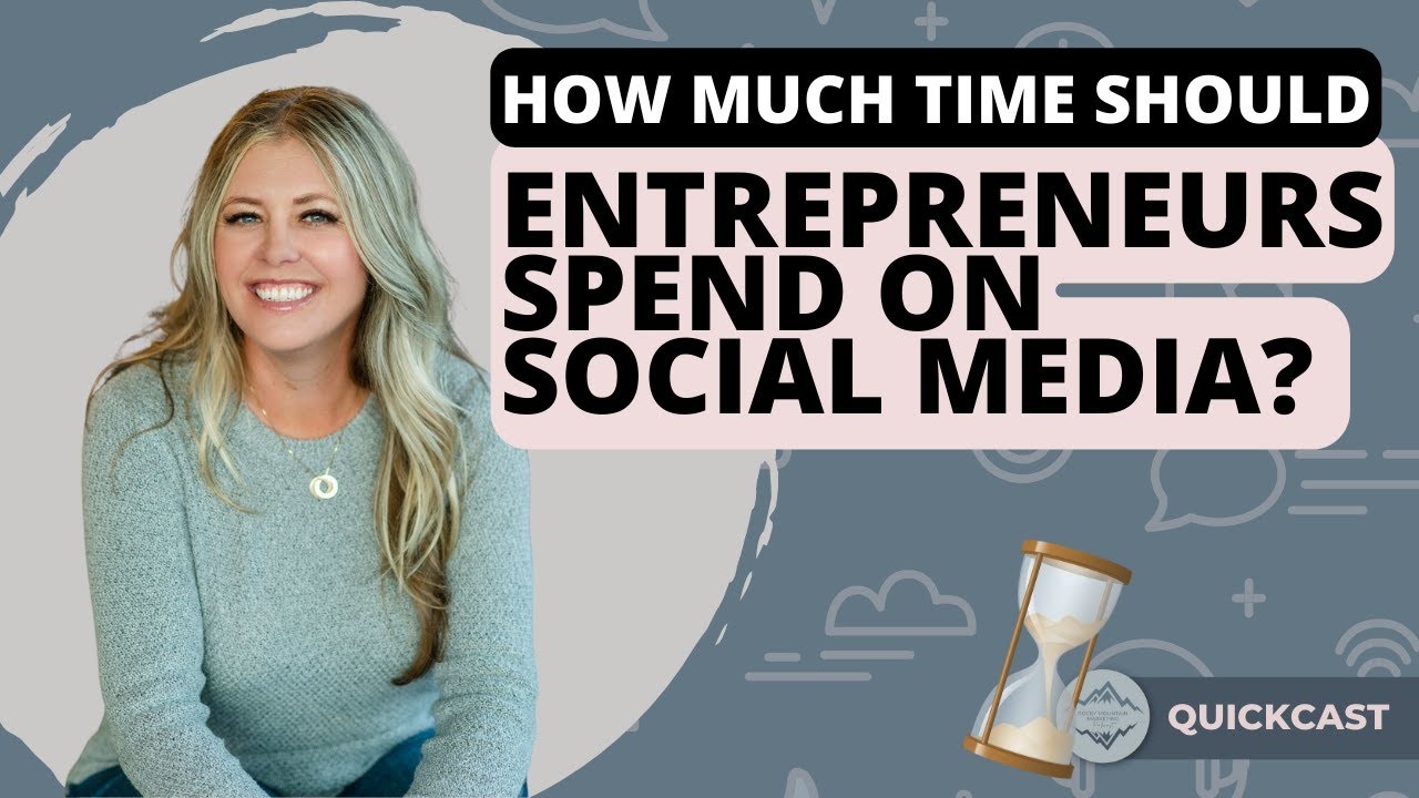 how much time entrepreneurs spend on social media