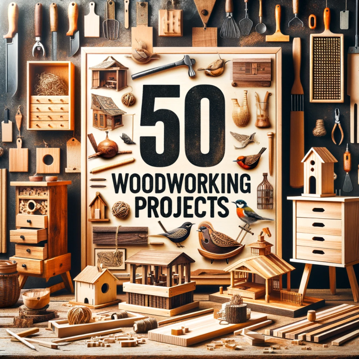 50 Woodworking Project Ideas for Beginners: A Comprehensive Guide