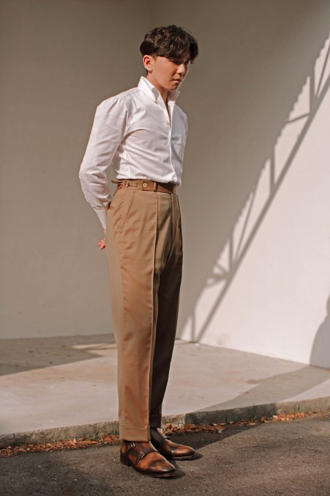 MADESUITS HIGH-WAISTED TROUSERS THAT WILL FLATTER EVERY GUY. HERE