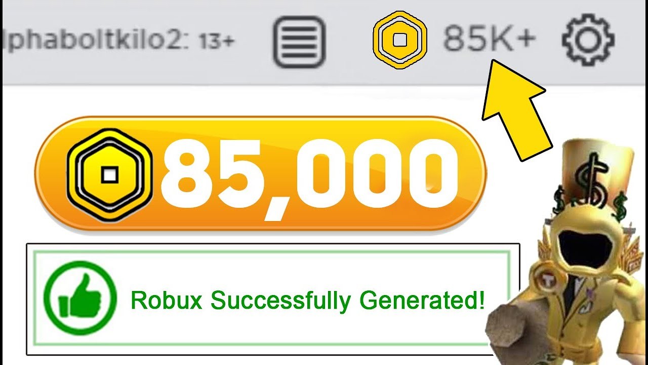 Roblox Robux Hack - Get 9999999 Robux No Verification