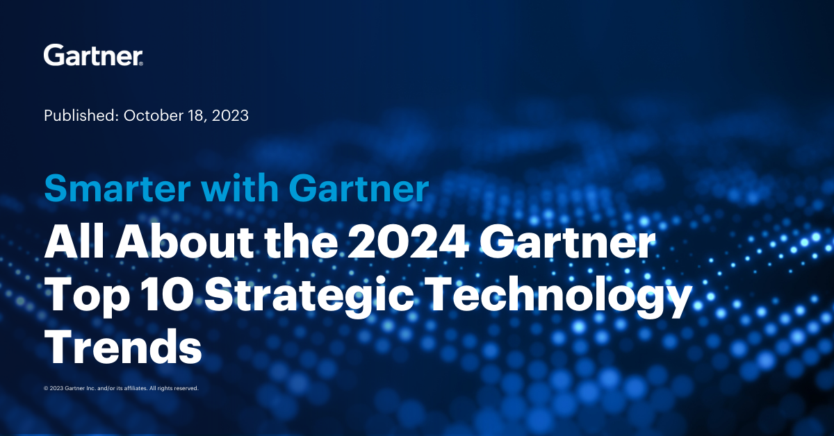 Amani Jlassi on LinkedIn: All About the 2024 Gartner Top 10 Strategic Amani Jlassi on LinkedIn: All About the 2024 Gartner Top 10 Strategic