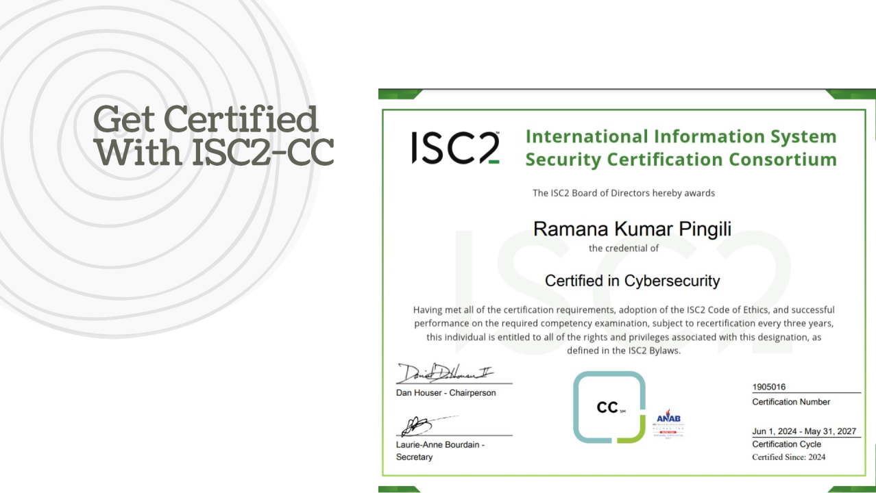 ISC2 CC Certification ISC2 CC Certification