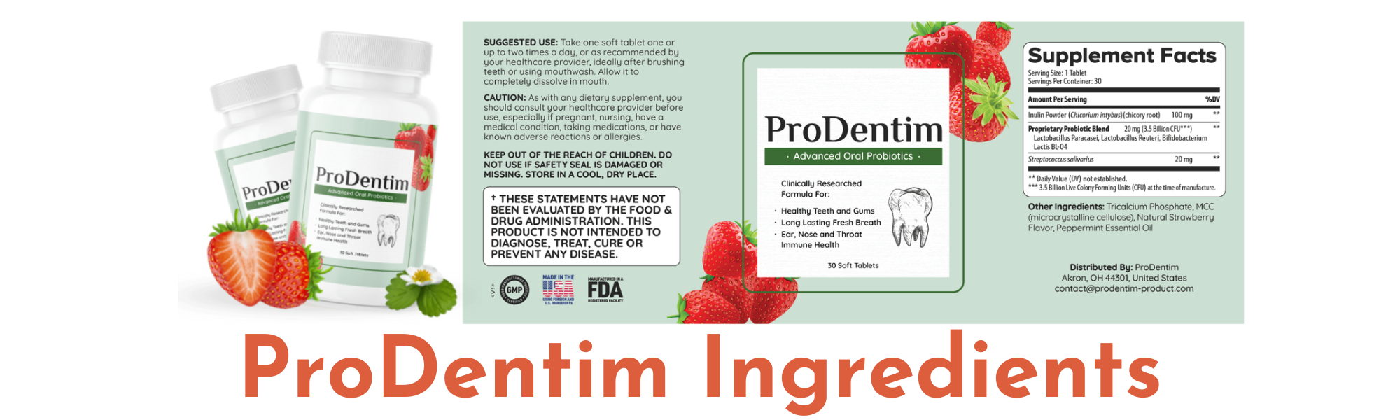 ProDentim Ingredients: ProDentim Ingredients List