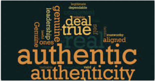 The Word of the Year. Authentic. Do we still know what it means?