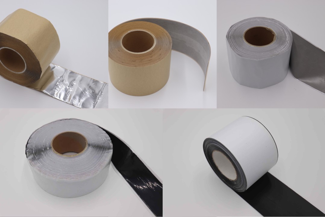 Three different types of butyl tape