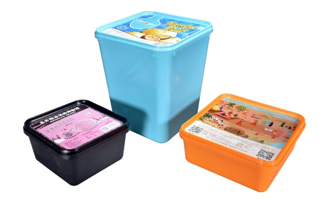 scoop up success with our 4.5L square ice cream tub the perfect frozen  delight container