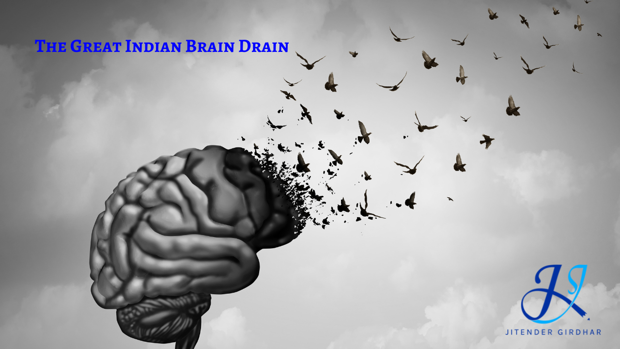 essay on brain drain problem in india