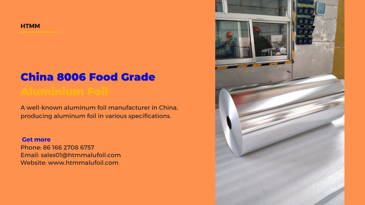 China 8006 Food Grade Aluminium Foil