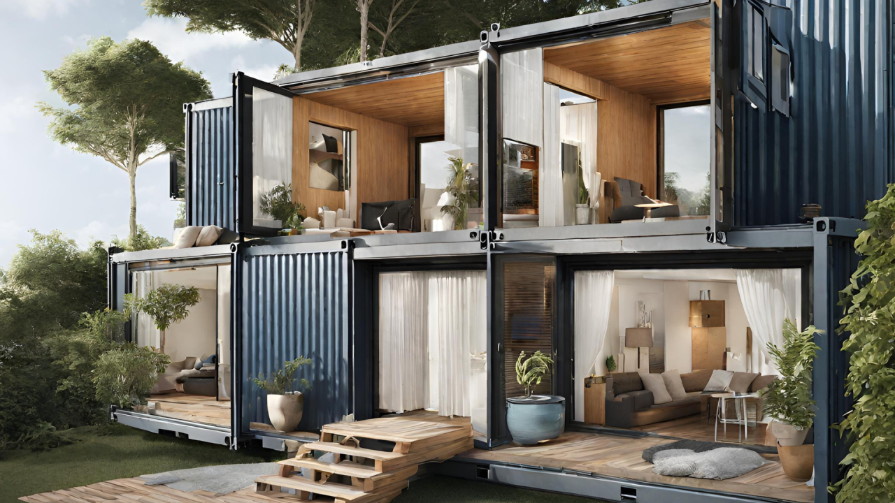 Villa Designs Made Of Cargo Containers