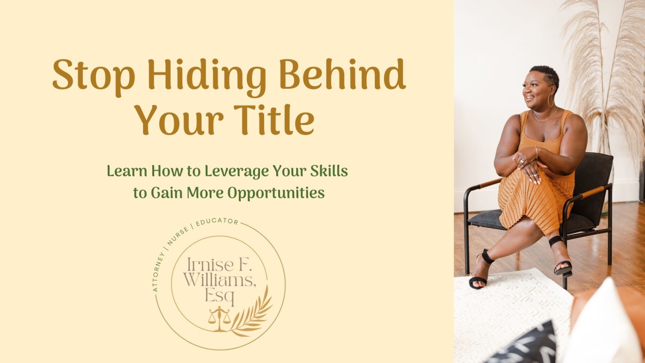 Stop Hiding Behind Your Title Stop Hiding Behind Your Title