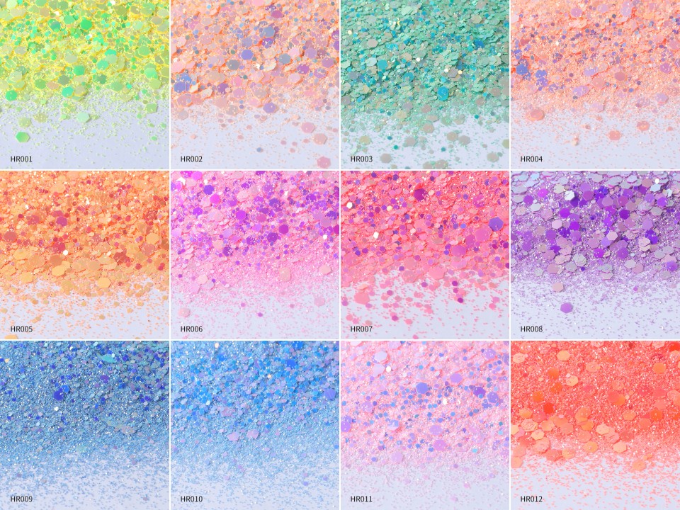Rainbow Glitter vs Holographic: Effects and Types Explained