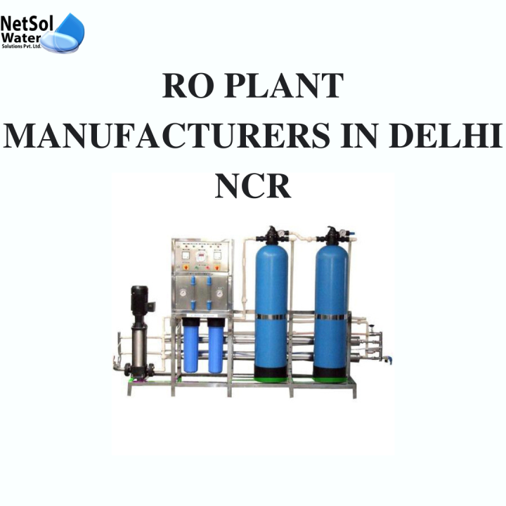 RO Plant Manufacturers in The Delhi NCR
